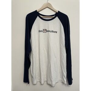 Walt Disney World Long‎ Sleeve T-Shirt Size XXXL Raglan Baseball Cotton Retro